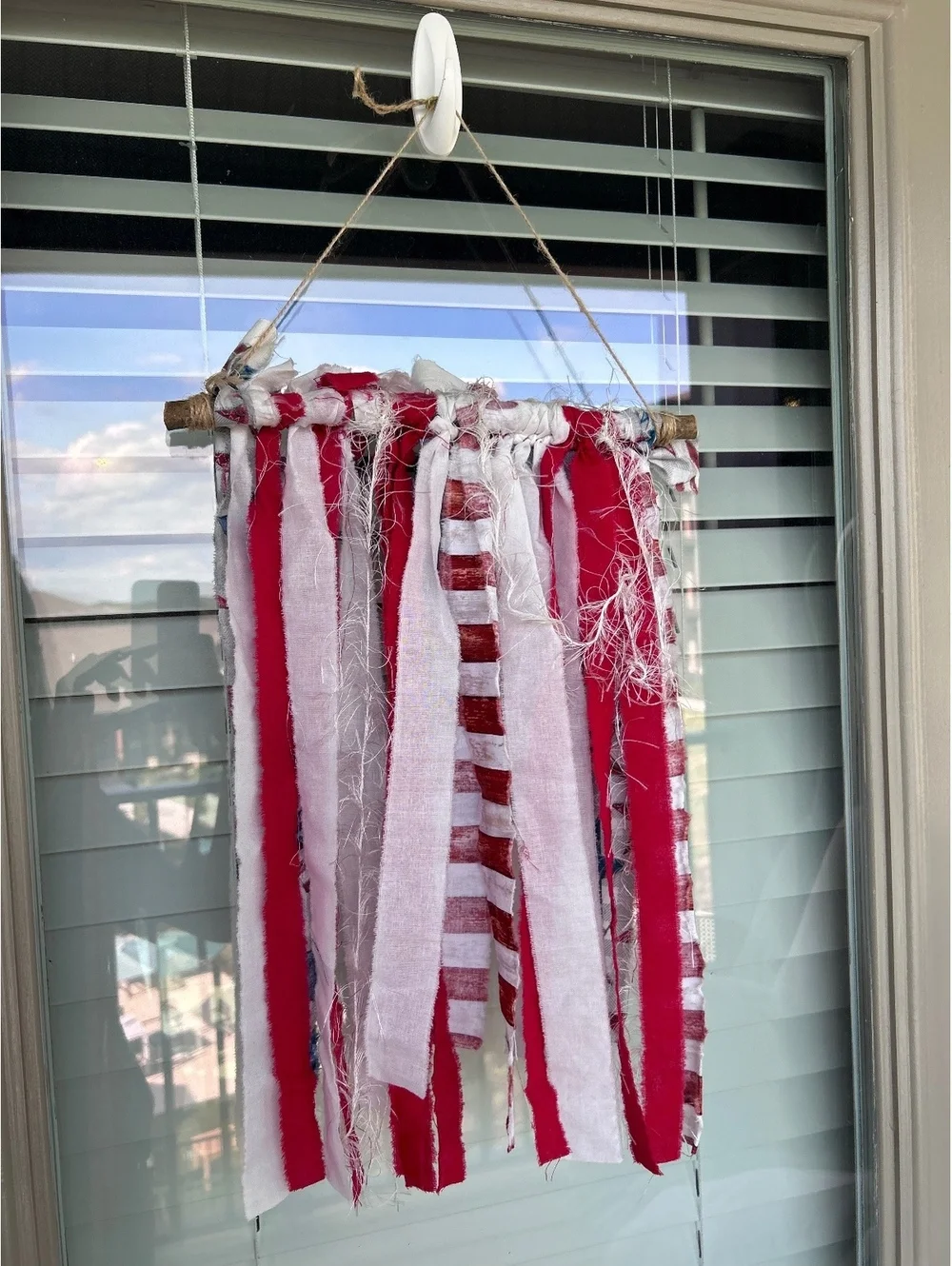 Handcrafted Patriotic American Flag Wall Hanging Decoration